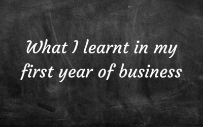 What I learnt starting my own business?