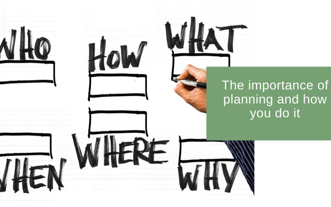 The importance of planning and how to do it